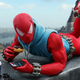 Peter Parker, you playful scamp, stop checking Twitter and go save the day!